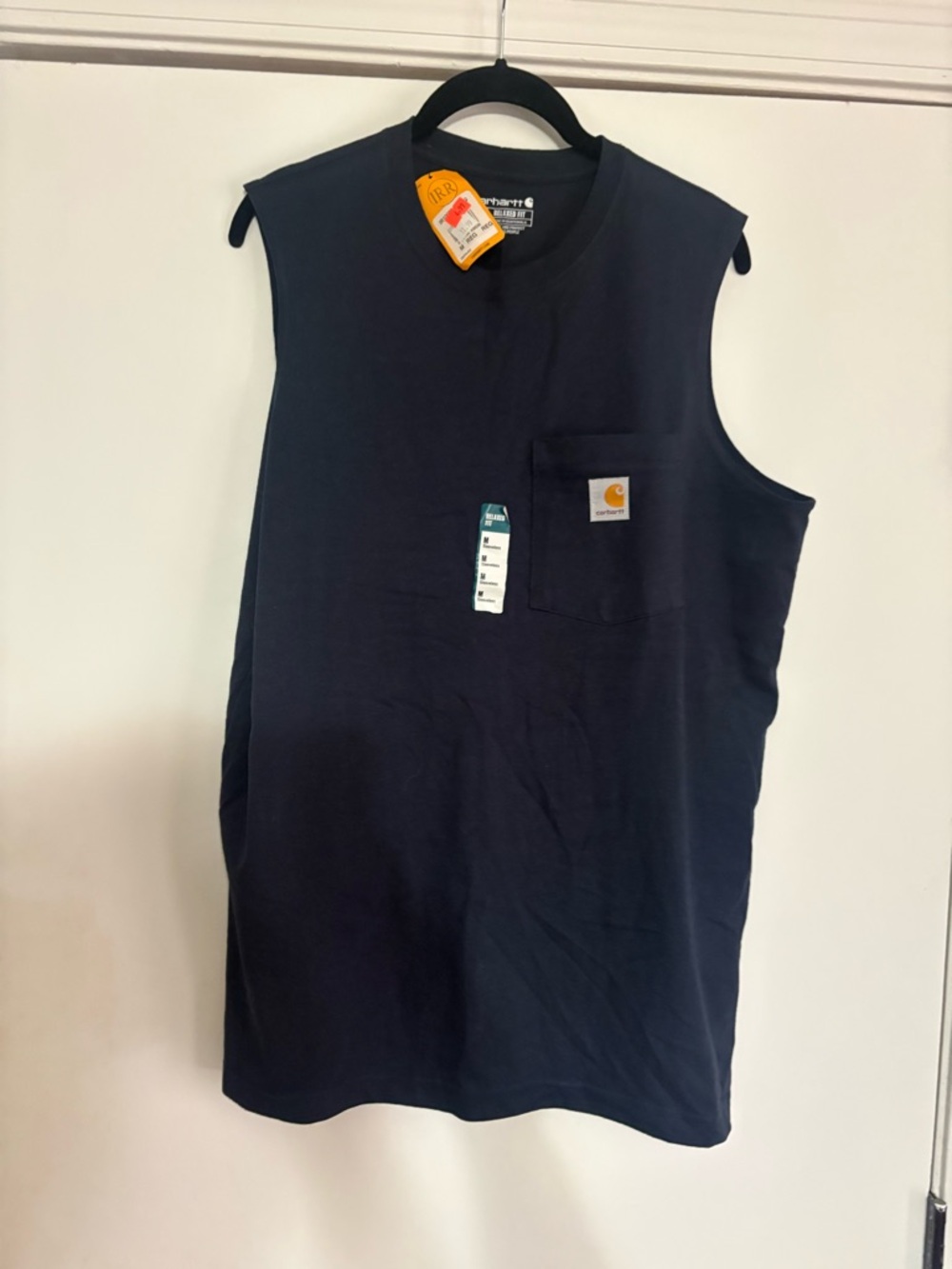 Carhartt Men’s Navy Sleeveless Pocket Tank